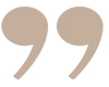 Anführungszeichen-Grafik – schließend Schließendes Anführungszeichen in Beige